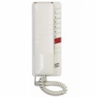 Domovní telefon DT83 TESLA 2-BUS interkom, regulace hlasitosti vyzvánění, barva bílá.