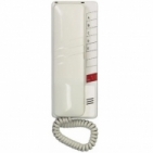 Domácí telefon DT52 TESLA 4+n vyzvánění elektronické, volba protistanice 5 tlačítek, barva bílá.