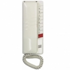 Domácí telefon DT52 TESLA 4+n vyzvánění elektronické, volba protistanice 8 tlačítek, barva bílá.