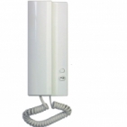Domácí telefon DT02 ELEGANT TESLA 4+n vyzvánění elektronické, volba protistanice, barva bílá.
