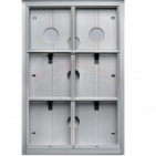Krabice montážní pod omítku GARANT šest modulů hliníkový profil.