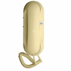 Domovní telefon DT23 ESO TESLA 2-BUS interkom, regulace hlasitosti vyzvánění a hovoru, barva slonová kost.