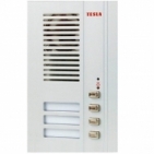 Elektrický vrátný hovorová jednotka domovní telefony TESLA 4+n GUARD tři tlačítka