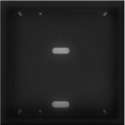 Krabice montážní nad omítku KARAT čtyři moduly vertikální barva černá.