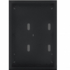 Krabice montážní nad omítku KARAT šest modulů vertikální barva černá.