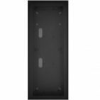 Stříška nad omítku s montážní krabicí KARAT tři moduly vertikální barva černá.