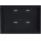 Stříška nad omítku s montážní krabicí KARAT šest modulů horizontální barva černá.