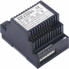 Síťový napaječ SN 55 domácí telefony 4+n výstup DC 12V/250mA, AC 9V/1A, vyzvánění generátor i AC, rozměr 4 DIN.   